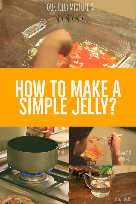 Yati's the 4 year old attempt at making jelly on her own. This is the most simplest recipe which kids can try. Kids love it and its yummy, watch till the end to find out ... =)    However adult supervision is advised handling/pouring boiling water.   #recipe #diy #jelly #kids #yummy #foodies #food Making Jelly, Diy Jelly, How To Make Jelly, Jelly Recipe, Jelly Recipes, Unschooling, Boiling Water, Till The End, Kids Activities