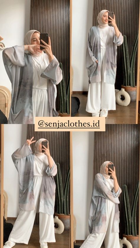 Ootd Hijab Lebaran, Outfit Kondangan Casual, Ootd Kondangan Hijab Styles, Abaya Mode, Outfit Kondangan, Stile Hijab, Modern Hijab, Modern Hijab Fashion, Mode Turban