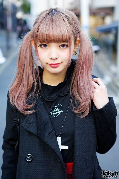 Twin Sisters Mim & Mam in Harajuku w/ Twintails & E Hyphen World Gallery Twintails Hairstyle, Japanese Hair Color, Kawaii Hair Tutorial, Japan Hairstyle, Harajuku Hair, Tail Hairstyle, Ultra Beauty, Kawaii Hairstyles, Pigtail Hairstyles