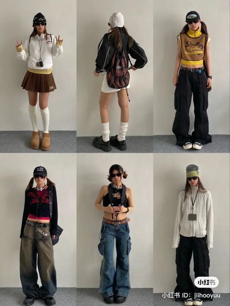 2000s Japanese Fashion, Uni Outfits, Funky Outfits, Fashion Days, 가을 패션, Fashion Lookbook, Lookbook Outfits, Kawaii Fashion, Japanese Fashion