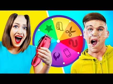 EXTREME SPIN THE MYSTERY WHEEL CHALLENGE || 1 Spin = 1 Dare With Friend by RATATA - YouTube Challenges Videos, 123 Go, Challenges Funny, Unicorn Wallpaper, Crafts Videos, 5 Minute Crafts Videos, Baby Frocks Designs, Bedroom House, Paper Crafts Diy Tutorials