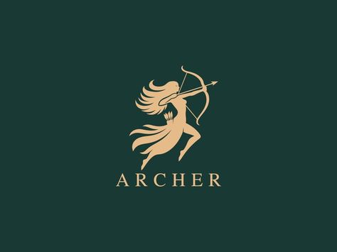 Bow And Arrow Logo, Archer Logo, Archery Art, Archery Logo, Archer Design, Outdoor Branding, Logo Design Inspiration Creative, Arrow Logo, Logo Making