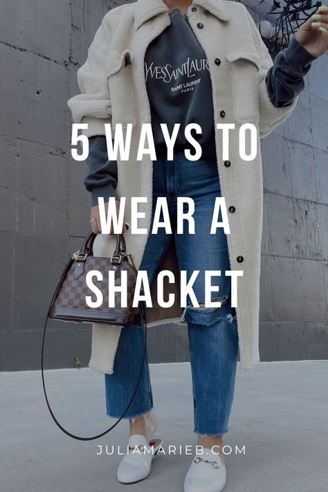 Shaket Jacket Outfit, Leather Shacket Outfit, Shacket Outfit Ideas, Shacket Outfit Women, Julia Marie, Leather Shacket, Shacket Outfit, Instagram Ladies, Atlanta Fashion