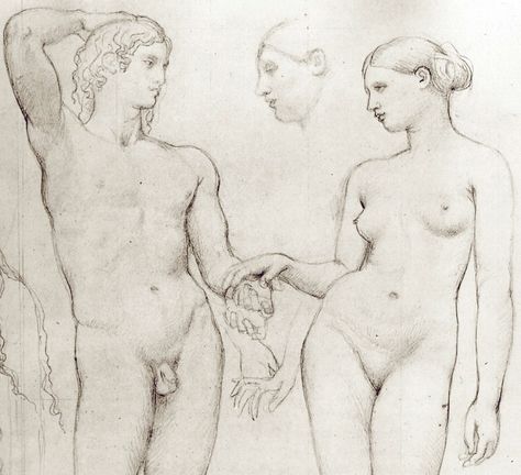 94. The Golden Age, figure study, pencil Male Pose Reference Cool, 2 Figure Drawing, Age Reference Drawing, Nude References For Art Pose, Gesture Drawing Objects, Woman Anatomy Sketch, Painting Study Reference, Anatomy Reference Arm, Body From Behind Drawing