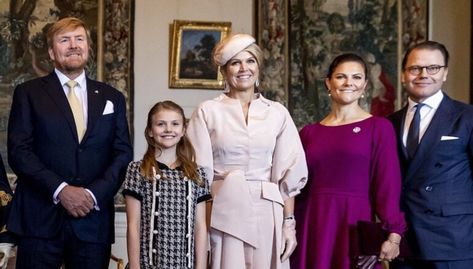 Estelle the Great verwelkomt WA en Máxima in Zweden. De prinses (10) treedt in de voetsporen van haar opa en doet vrolijk mee met een fotomoment op het Koninklijk Paleis. The Great, Talk Show, Van