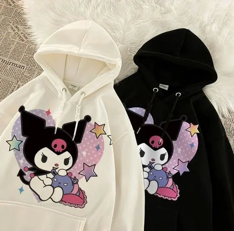 NEW! On our site : Best Kpop Shop ✨ Sweatshirt Sanrio! • Pull/Sweatshirt Sanrio - Kuromi (special edition) 🎁 • For the price or more precision, ⚠️Everything is on our site⚠️ Thank you. 😊 (The price is also on the post if you click on it) #kpop #sanrio #hellokitty #kuromi #viral Kuromi Character, Ladies Hoodies, Kuromi Cartoon, Cartoon Hoodie, Black Hoodie Women, Anime Sweatshirt, Winter Pullover, Sanrio Kuromi, Hoodie Women