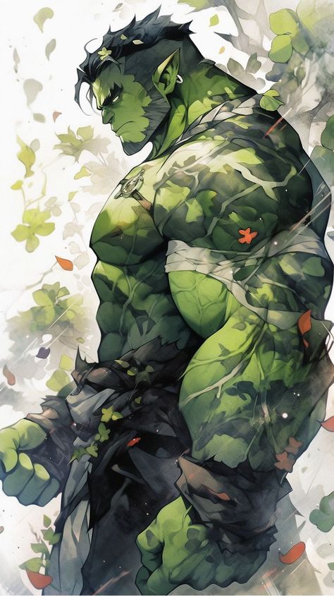 Hulk Art, Fantasy Heroes, 100k Followers, Marvel Comics Wallpaper, Batman Comic Art, Have Inspiration, Marvel Comic Character, Fantasy Races, Dungeons And Dragons Homebrew