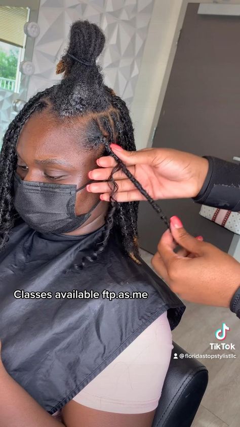 How To Do Dreads, How To Do Faux Locs, How To Style Dreads, Dred Locks Hair Styles For Women, How To Dreadlock Hair, Faux Locs Over Real Locs, Locks Hairstyles For Women, How To Style Dreadlocks, Cute Loc Hairstyles