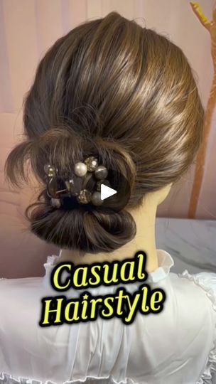 Facebook Juda Hairstyle Buns, Simple Juda Hairstyle, Double Hairstyles, Hairstyles Juda, Egyptian Hairstyles, Double Braids, Hairstyles Bun, Tie Hair, Long Hair Updo