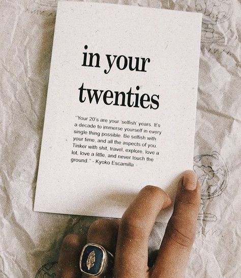 In your twenties... Yep  21 years old !! N beside me is my nephew who is sleeping  19 December 2017 time 1.54 p.m In Your Twenties, Your Twenties, Inspirerende Ord, Fina Ord, Happy Words, Self Love Quotes, Quote Aesthetic, Pretty Words, The Words