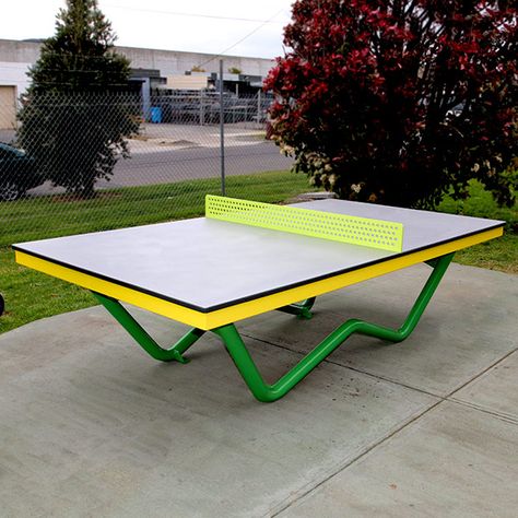 Recreational Furniture | Draffin Street Furniture Outdoor Table Tennis, Outdoor Table Tennis Table, Outdoor Ping Pong Table, Table Tennis Table, Diy Outdoor Table, Tennis Table, Diy Swimming Pool, Pong Table, Urban Furniture