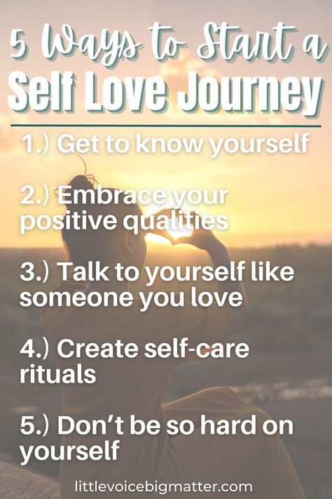 5 Ways To Start a Self Love Journey How To Start Loving Yourself, Self Love Journey, Learn To Love Yourself, How To Love Yourself, Love Challenge, Learning To Love Yourself, Care Quotes, Liking Someone, Learn To Love