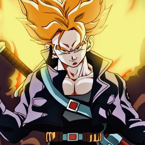 Dbz Pfp, Future Trunks, Dragon Ball Painting, Dragon Ball Art Goku, Dbz Art, Dragon Ball Image, Anime Dragon Ball Goku, Superhero Wallpaper, Dragon Balls