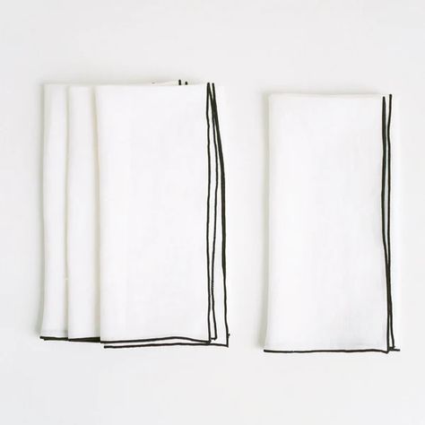 Shop Napkins – borrowed BLU Table Place Cards Wedding, Black Linen Napkins, Wedding Table Place Cards, Decorative Paper Napkins, White Linen Napkins, Alt Wedding, Linen Candle, Place Cards Wedding, Table Setting Inspiration