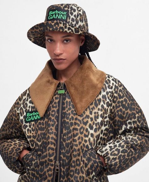 Going viral: Barbour x Ganni jacket collection! - Buzz This Viral Leopard Bucket Hat, Ganni Jacket, Core Wardrobe, Jacket Collection, Danish Fashion, Barbour Jacket, Wellington Boot, Going Viral, Style Inspiration Winter