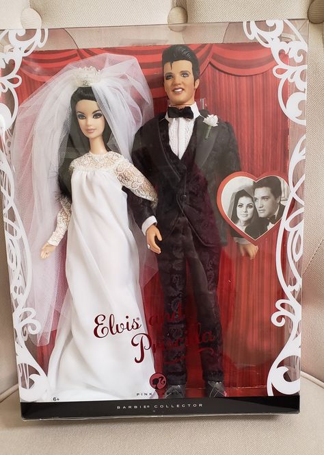 Presley Wedding, Wedding Barbie, Celebrity Barbie Dolls, Celebrity Barbie, Elvis And Priscilla Presley, Carmen Carrera, Alyssa Edwards, Elvis Priscilla, Barbie Dolls For Sale