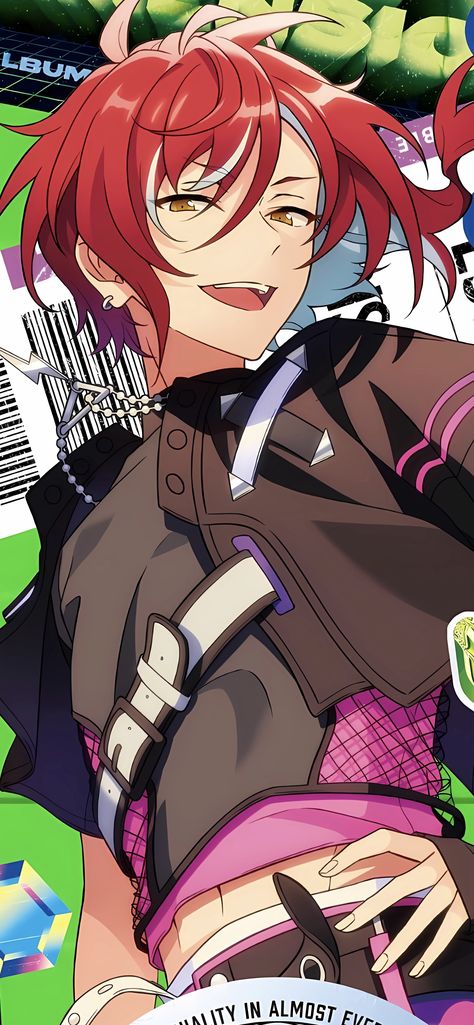 Natsume Sakasaki wallpaper Natsume Sakasaki Card, Natsume Fanart Enstars, Ensemble Stars Natsume, Natsume Enstars, Natsume Sakasaki, I Want To Cry, Rhythm Games, Star Wallpaper, Ensemble Stars