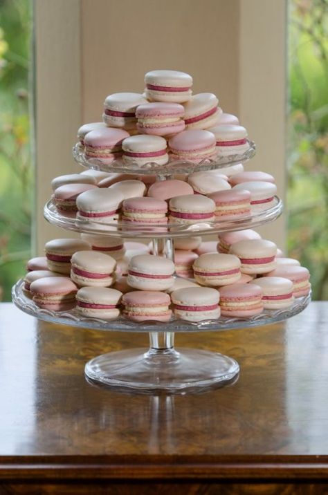 Macaron Display, Pastel Pink Weddings, Macaroon Cake, Couples Getting Married, Wedding Macarons, Yorkshire Wedding, Macaron Tower, Cake Tables, French Macaroons