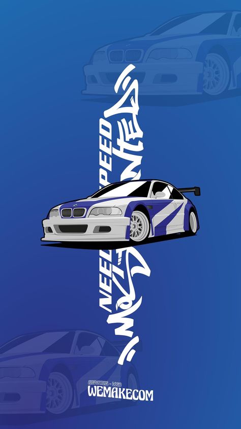 Grégory Eudier I We. on Instagram: "🅑🅛🅐🅒🅚🅛🅘🅢🅣 #1 Need For Speed Most Wanted M3 GTR 🔵⚪️ Artworks ▶️ @wemakecom #nfsmw2005 #nfsmw #nfs #needforspeed #needforspeedmostwanted…" Need For Speed Mustang, Need For Speed Cars, Kereta Sport, Need For Speed Most Wanted, Facebook Ads Campaign, Mobil Bmw, Gtr Car, Bmw Art, Motor Mobil