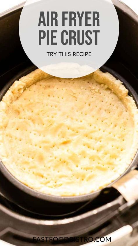 This Air Fryer pie crust is made without shortening. It is buttery, flaky, and great to use in your favorite pie recipes. You can make them in advance and have them ready for your pie. Want to try? Visit fastfoodbistro.com for the full recipe and instructions Pie Crust Without Shortening, Air Fried Desserts, Easy Recipes Air Fryer, Desserts Air Fryer, Air Fryer Desserts, Fried Desserts, Make Pie Crust, Air Fryer Cake Recipes, Actifry Recipes