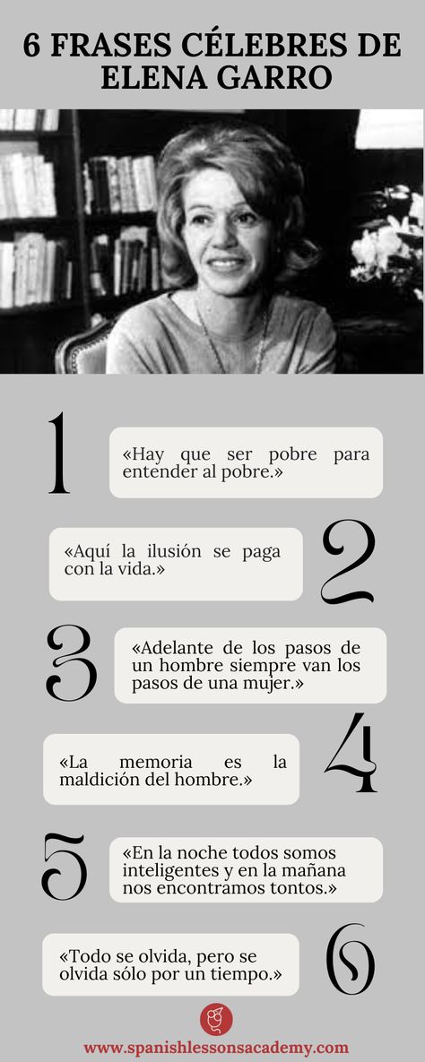 💜Elena Garro es una de las escritoras mexicanas más importantes del siglo XX. 💜Destacó también como guionista, periodista, dramaturga, cuentista y novelista. 💜Su obra más conocida es «Los recuerdos del porvenir». #ElenaGarro #escritoras #iteraturahispanoamericana #escritorasmexicanas Spanish Lessons, Literature, I Can, Writing, Comics, Reading, Books, Art