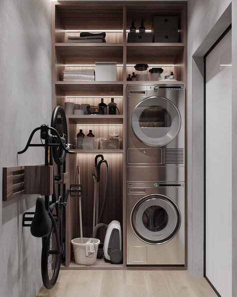 Laundy Room, Stylish Laundry Room, Clothing Closet, Dream Laundry Room, Laundry Room Layouts, Modern Laundry Rooms, Laundry Design, Laundry Room Remodel, Laundry Room Ideas