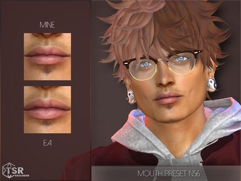 The Sims Resource - Mouth Preset N56 Sims 4 Cc Lip Presets Men, Sims 4 Male Mouth Presets, Male Lip Presets Sims 4 Cc, Sims 4 Cc Male Presets Face, Sims 4 Male Lips Preset, Sims 4 Male Lips, Sims 4 Cc Eye Presets, Lip Presets, Cc Makeup