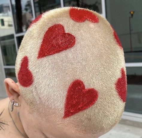 Shaved Head Designs, Gemini Sun, Buzzed Hair, Shaved Hair Designs, Bald Hair, Hair Aesthetic, Shaved Head, Dye My Hair, Hair Inspo Color