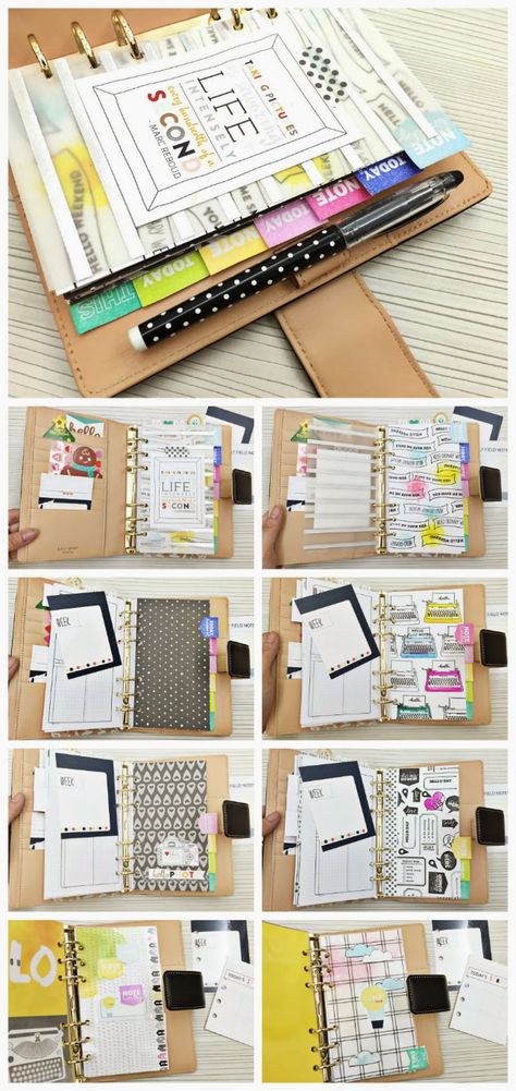 Agenda Scrapbook, Divider Tabs, Planner Tabs, Planner Dividers, Planner Obsessed, Filofax Planners, Planner Organiser, Agenda Planner, Planner Inspiration