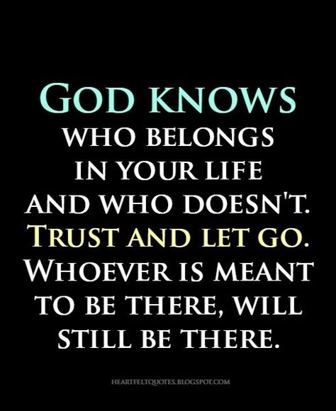 Trust and let go. Love And Life Quotes, Quotes Trust, I Love You Means, Let Go And Let God, Inspirational Prayers, Strong Quotes, Romantic Love Quotes, Lets Go, Bible Verses Quotes