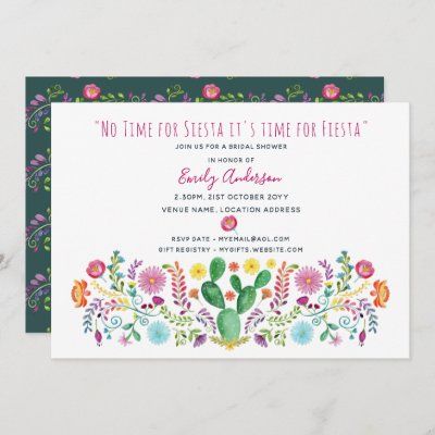 Otomi Pattern, Cactus Invitation, Watercolor Cacti, Folk Flowers, Fiesta Bridal Shower, Elegant Wedding Stationery, Low Budget Wedding, Cactus Wedding, Fiesta Wedding