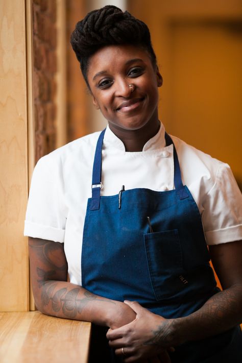 Kikkō’s Mariya Russell Is the First Black Woman to Earn a Michelin Star – Chicago Magazine Mexican Breakfast Recipes, Michelin Star Chef, Female Chef, Food Scientist, Michelin Star, Baked Eggs, Scrambled Eggs, Black Lives, Black Lives Matter