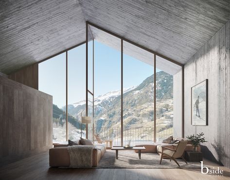 ArtStation - housing - el Tarter, Andorra, bside visuals Housing Design, Loft Interior, Modern Farmhouse Living Room, Modern Bathroom Decor, A Living Room, Farmhouse Living, 인테리어 ��디자인, Scandinavian Design, Modern Farmhouse