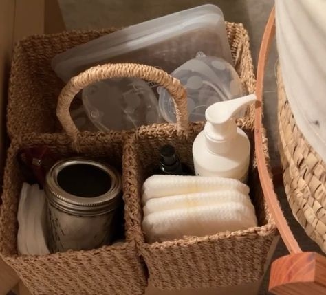 Postpartum Toilet Basket, Bedside Postpartum Basket, Pumping Basket, Postpartum Organization, Postpartum Caddy, Postpartum Bathroom Basket, Postpartum Basket, Mommy Basket, Pumping Essentials