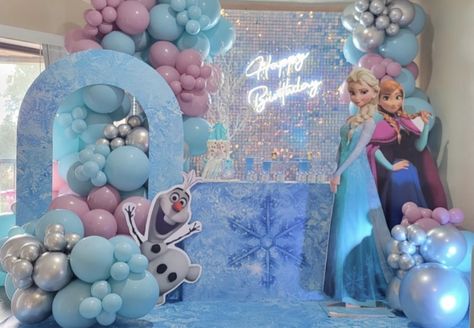 Frozen Theme Backdrop, Frozen Party Backdrop, Frozen Balloon Decorations, Frozen Backdrop, Frozen Birthday Decorations, Frozen Birthday Party Cake, Frozen Balloons, Frozen Birthday Party Decorations, Elsa Birthday Party