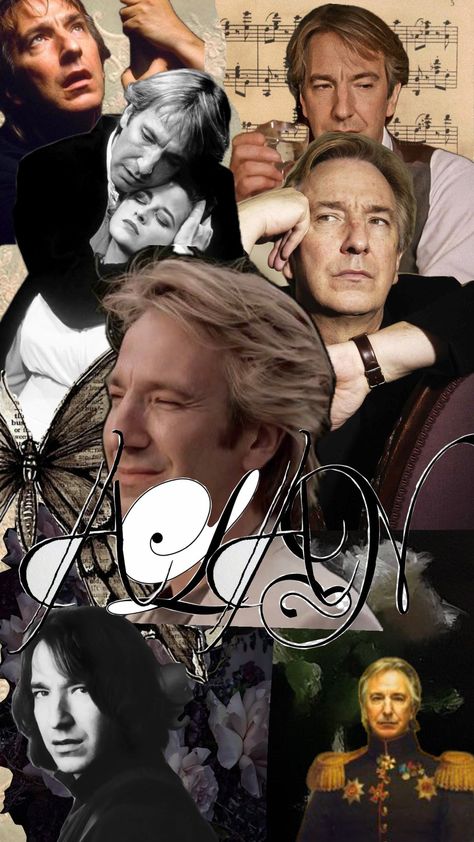 Alan Rickman 😍 Alan Rickman Wallpaper, Alan Rickman Always, Alan Rickman, Wallpapers, Pins, Quick Saves