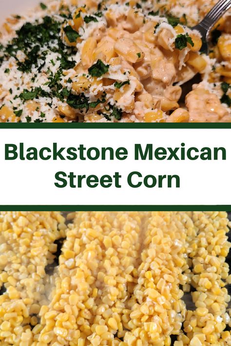 This Blackstone Mexican Street Corn Recipe is easy to make for a large crowd or as a quick side dish! Full of flavor and pairs perfectly with any main dish! For making a whole Mexican dinner on a Blackstone Griddle this goes perfect with Fajitas or street tacos! Blackstone Griddle Recipes, Outdoor Griddle Recipes, Smoked Queso, Smoked Eggs, Blackstone Cooking, Griddle Cooking Recipes, Outdoor Griddle, Mexican Street Corn Recipe, Street Corn Recipe