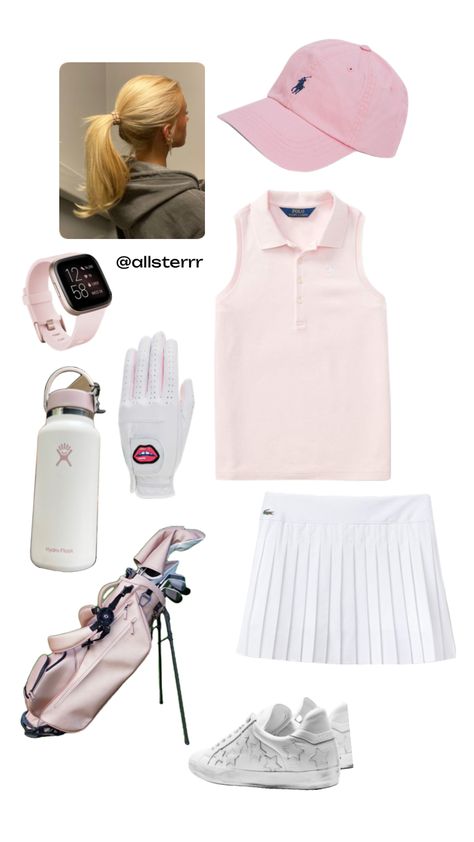 Golf outfit 🏌🏼‍♀️ #outfitinspo #golfoutfits #golf #stockholmsstil #stockholmstyle Pink Golf Outfit, Cute Golf Outfit, Golf Attire Women, Sports Attire, Golf Inspiration, Womens Golf Fashion, Golf Attire, Outfits Polyvore, Golf Outfits Women