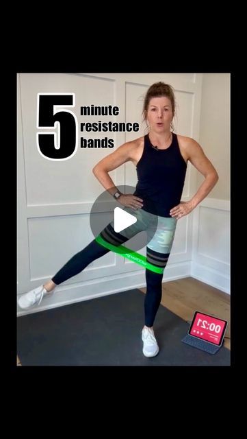 Workouts Using Bands, Lower Back Resistance Band Workout, Door Resistance Band Workout, Exercise Bands Workout, Leg Resistance Band Workout, Leg Band Workout, Resistance Band Workout Legs, Band Leg Workout, Band Workout Resistance