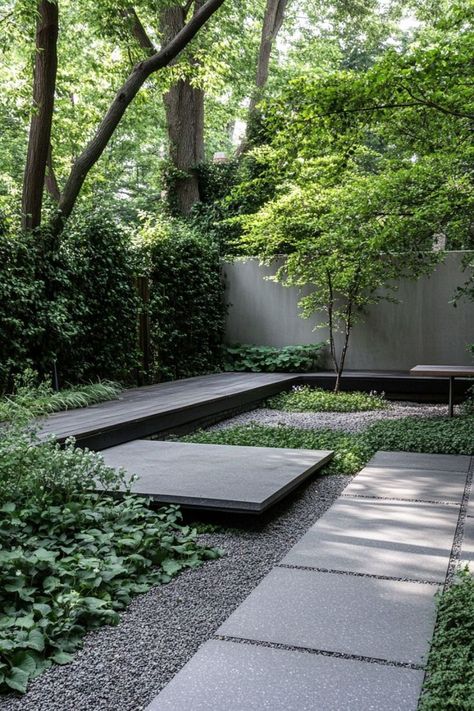 Create a serene garden with minimalist design elements! 🌱🪴 Focus on essentials like clean lines, natural materials, and subtle color palettes to achieve a simple and uncluttered outdoor space. Embrace the beauty of minimalism in your garden. #MinimalistGardens #GardenDesign #SimpleBeauty Serene Garden, Modern Backyard Landscaping, Minimalist Garden, Tranquil Retreat, Landscape Concept, Landscape Architecture Design, Garden Elements, Garden Landscape Design, Small Backyard Design