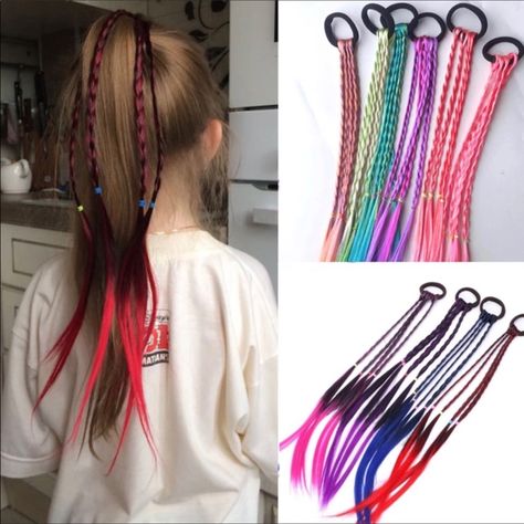 Wig Ponytail, Hair Accessories Braids, Braid Rope, Kids Wigs, Hair Braider, Rope Hair, Twist Braid, Ponytail Hair, Hair Rings