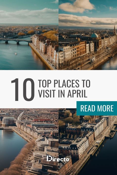 Escape into adventure with our list of 10 cities to explore in April! Whether you seek springtime blooms or exotic cultures, relaxation or excitement, we've got you covered. Plan your April getaway today. More information on the link⬆️ Top cities to visit in April | April travel destinations | Places to go in April | Where to travel in April | April vacation spots | Best places for April holidays | April tourism hotspots | Recommended April trips April Travel Destinations, April Holidays, Top Countries To Visit, April Travel, April Vacation, April April, List Of Cities, Cities To Visit, Best Vacation Spots