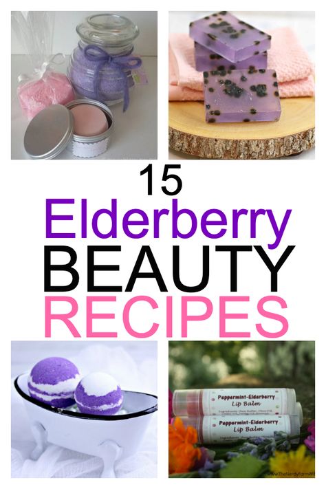 15 Natural Elderberry Beauty Recipes – Bath and Body Elderberry Soap Recipe, Elderberry Soap, Ideas For Crafts, Elderberry Plant, Homemade Elderberry, Elderberry Recipes, Black Elderberry, Elderberry Gummies, Lotion Recipe