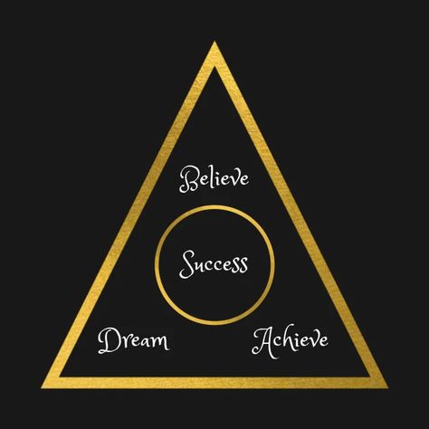 Success triangle - Dream, Believe, Achieve - Success Motivation - T-Shirt | TeePublic Dream Achieve, Dream Believe Achieve, Vision Board Photos, Success Motivation, Motivation Success, Art Trends, Motivational Quotes For Success, Achieve Success, Kids Magnets