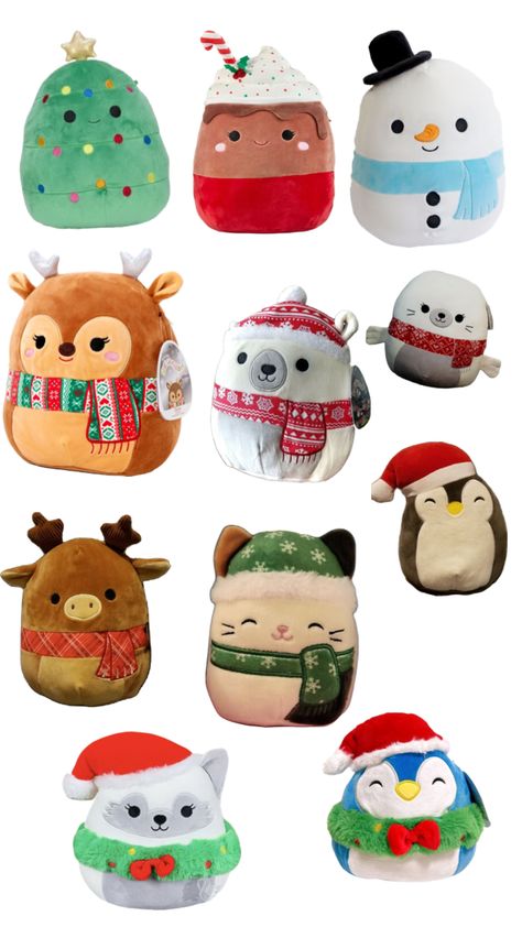 Comment if u like squishmallows Squishmallows Fluffy, Squishmallows Cute, Squash Mellows, Christmas Squishmallows, Rare Squishmallows, Chrismas Wishes, Barbie Invitations, Squish Mallows, Squish Mellow