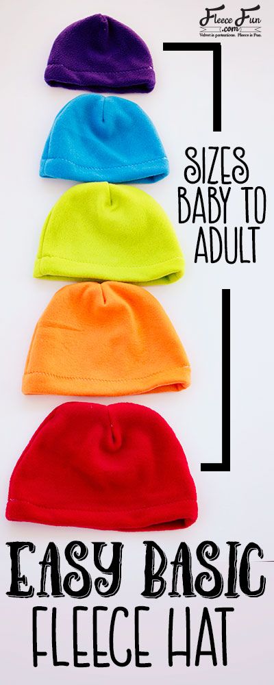 I love this easy basic fleece hat tutorial. I love the free pdf pattern that comes with it. Fleece Hat Tutorial, Fleece Hat Pattern, Fleece Sewing Projects, Pola Topi, Fleece Projects, Fleece Hats, Sewing Fleece, Hat Tutorial, Sew Ins