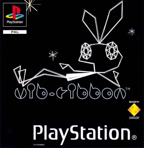 Vib-Ribbon (Europe) PSX ISO - CDRomance Vib Ribbon, Rythm Game, Japanese Song, Rhythm Games, First Game, Video Game Art, Kinds Of Music, Nintendo Wii, Cover Art