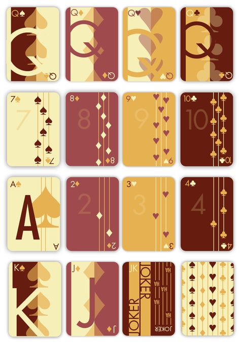 Modern Art Playing Cards on Behance Art Playing Cards, Cool Playing Cards, Kartu Remi, Game Card Design, Playing Cards Art, Playing Cards Design, 카드 디자인, Playing Card Deck, Poker Cards