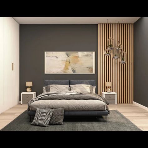 Porpora 4.8" x 94.5" Shiplap Wall Paneling & Reviews | Wayfair Room Wall Tiles, Room Divider Walls, Wood Slat Wall, Bilik Tidur, Decorative Wall Panels, Viria, Walls Room, 3d Wall Panels, Panel Wall Art