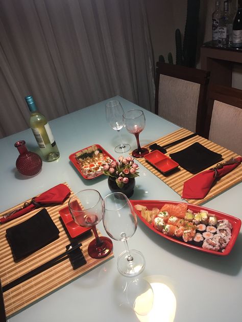 Japan Party, Dinner Themes, Food Platters, Instagram Blog, Coffee Break, Dinner Table, Table Settings, Jesus